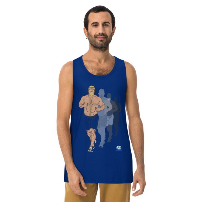 Men’s premium tank top - Running Up That Hill - Image 4