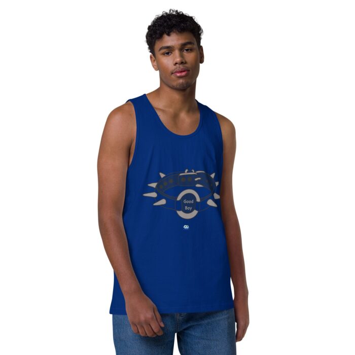 Men’s premium tank top - Spiked Collar - Image 4