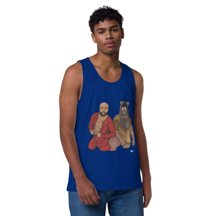 Men’s premium tank top - Sleepover - Image 3