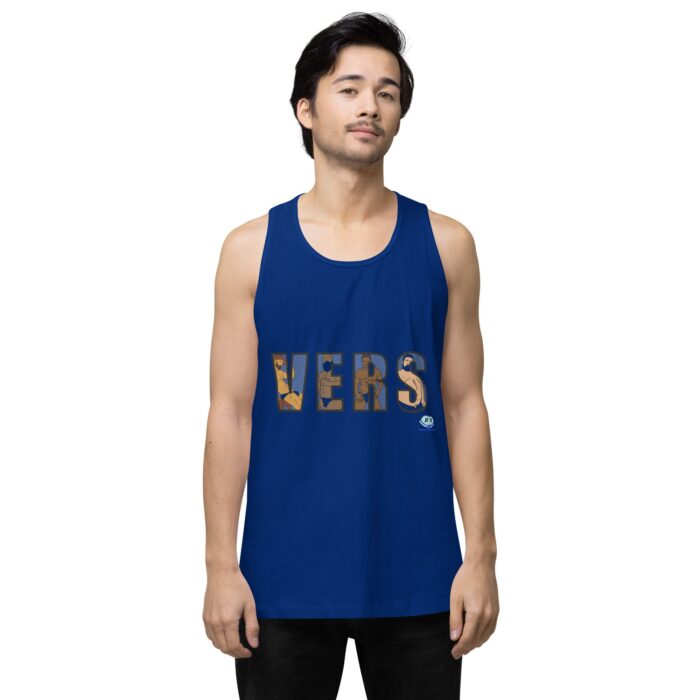 Men’s premium tank top - VERS Cutout - Image 4