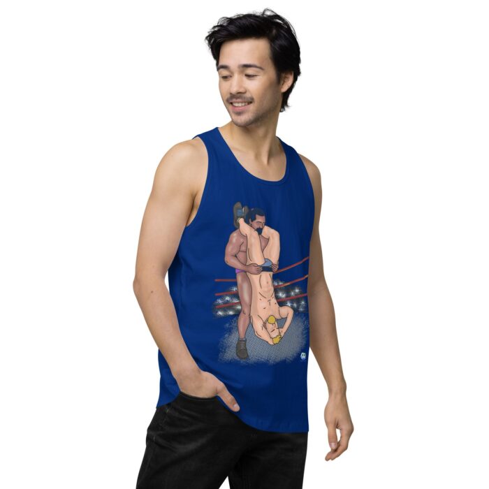 Men’s premium tank top - Pile Driver - Image 9