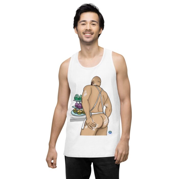 Men’s premium tank top - Cakes - Image 62