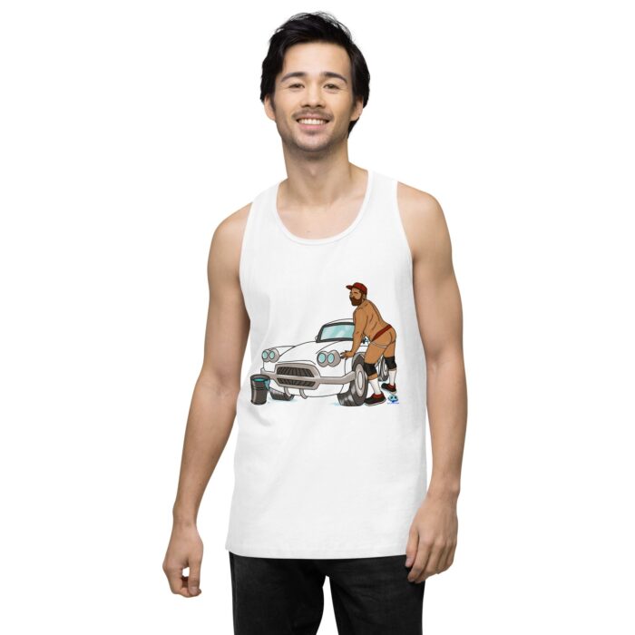 Men’s premium tank top - Car Wash - Image 62