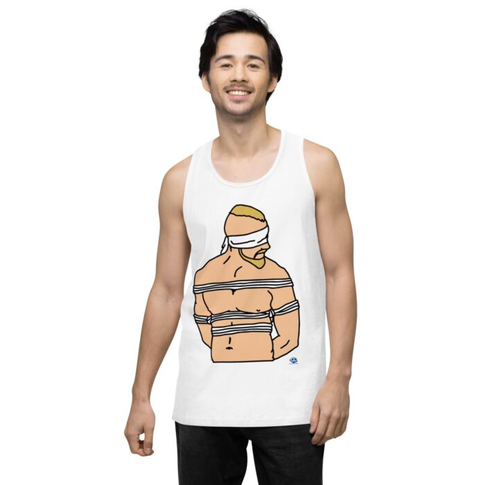 Men’s premium tank top - Bound and Blindfolded - Image 26