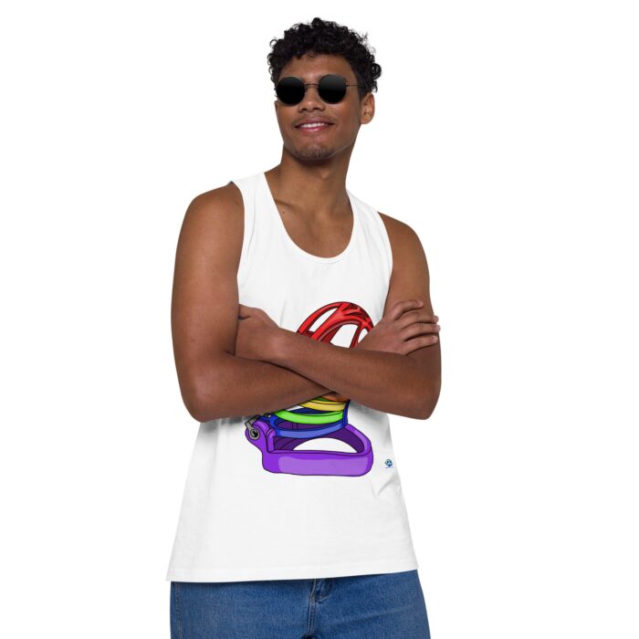 Men’s premium tank top - Chastity Cage - Image 50