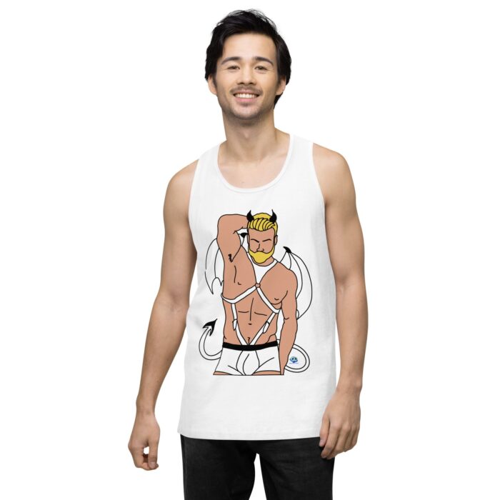 Men’s premium tank top - Devil - Image 26