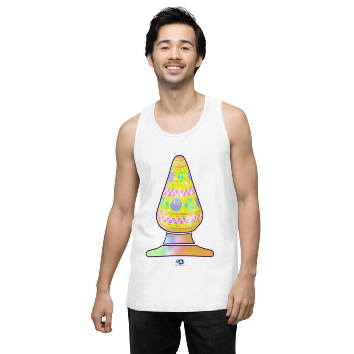 Men’s premium tank top - Easter Egg Butt Plug - Image 22