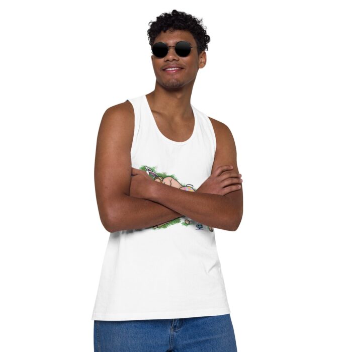Men’s premium tank top - Egg Hunt - Image 22