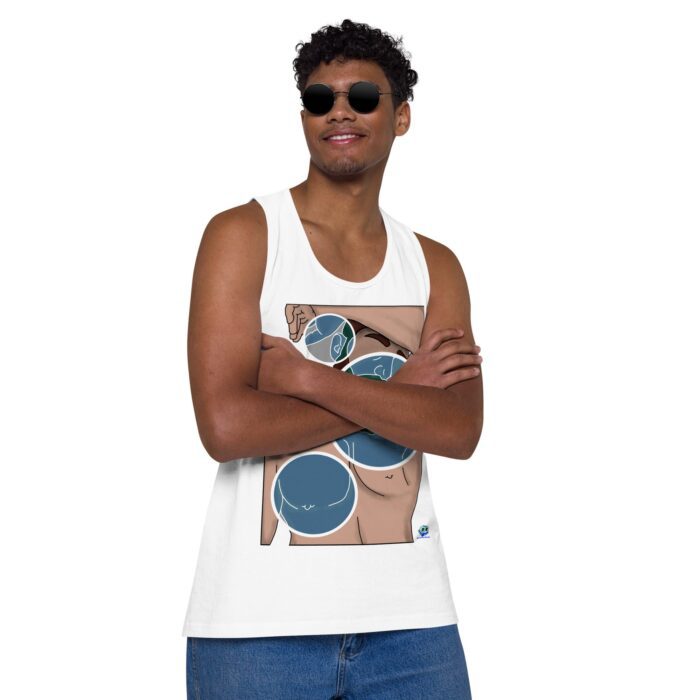 Men’s premium tank top - Negative Feelings - Image 22