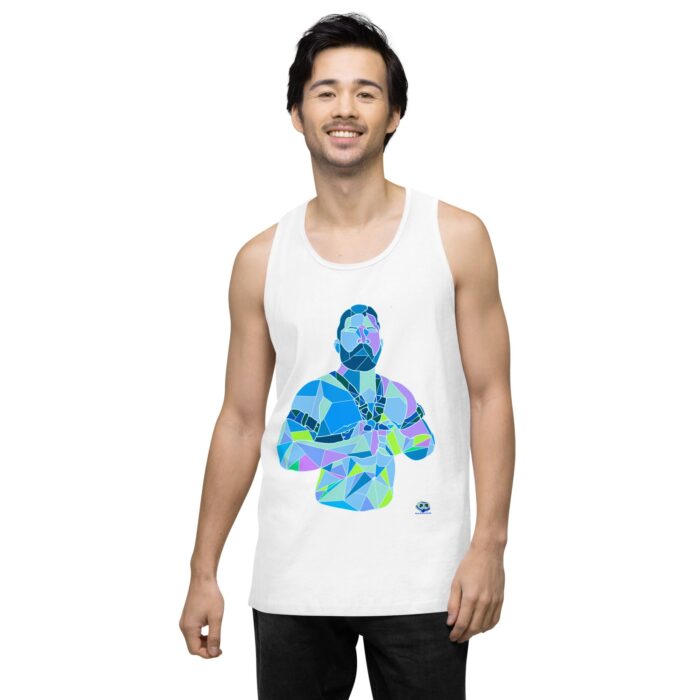 Men’s premium tank top - Shattered - Image 26
