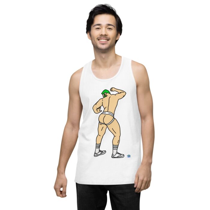 Men’s premium tank top - Up Against The Wall - Image 26