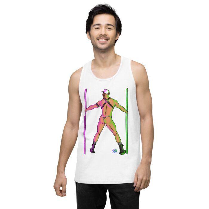 Men’s premium tank top - You Go-Go Boy - Image 62
