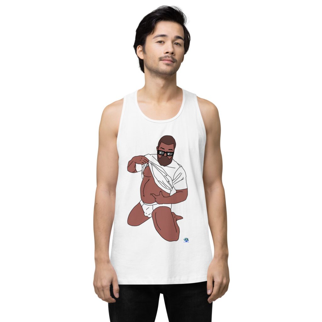 Men’s premium tank top - Belly Pride