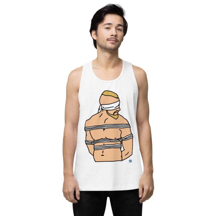 Men’s premium tank top - Bound and Blindfolded - Image 25
