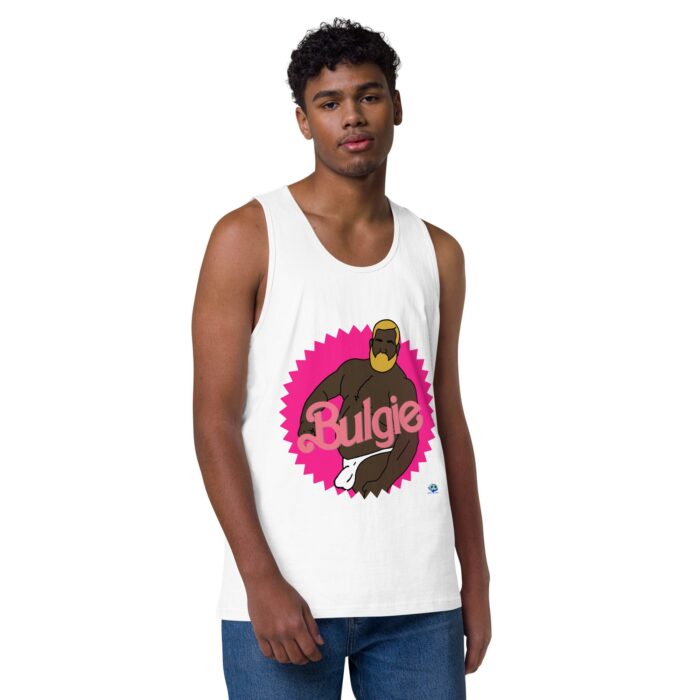 Men’s premium tank top - Bulgie Dark - Image 25