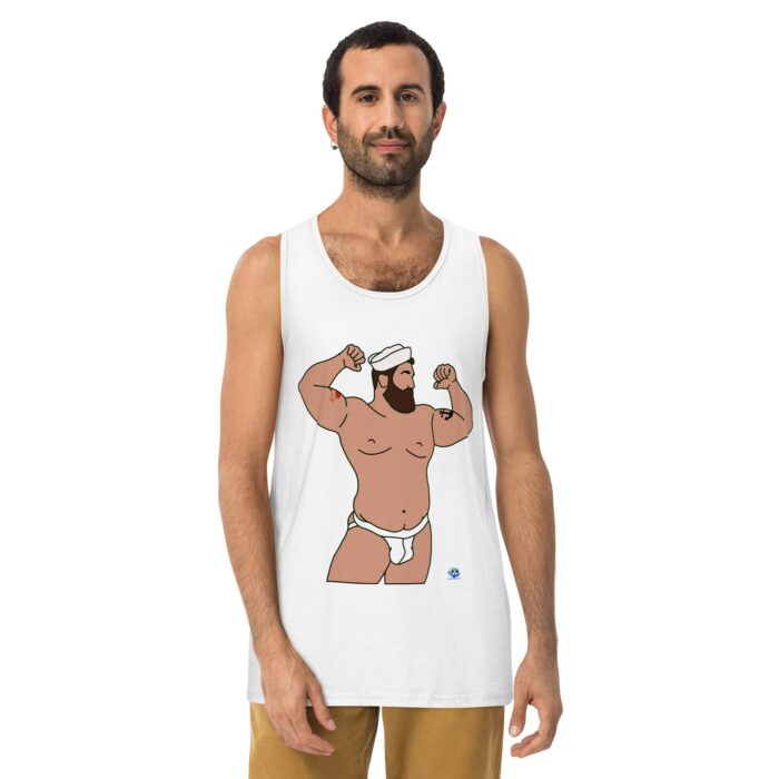Men’s premium tank top - Burly Sailor - Image 13