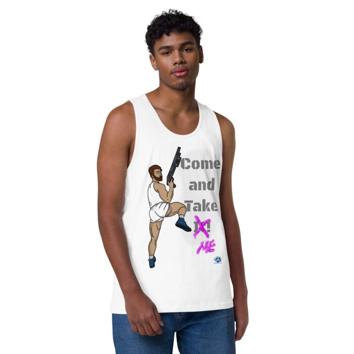 Men’s premium tank top - Come and Take Me - Image 21