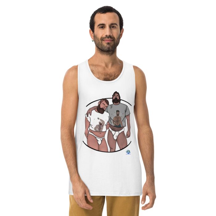 Men’s premium tank top - Cropped - Image 25