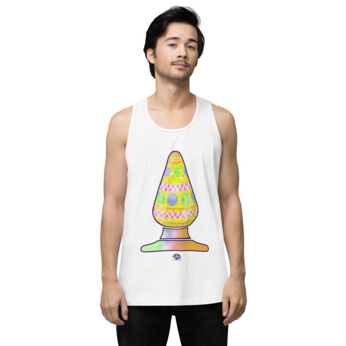 Men’s premium tank top - Easter Egg Butt Plug - Image 21