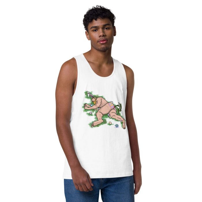 Men’s premium tank top - Egg Hunt - Image 21