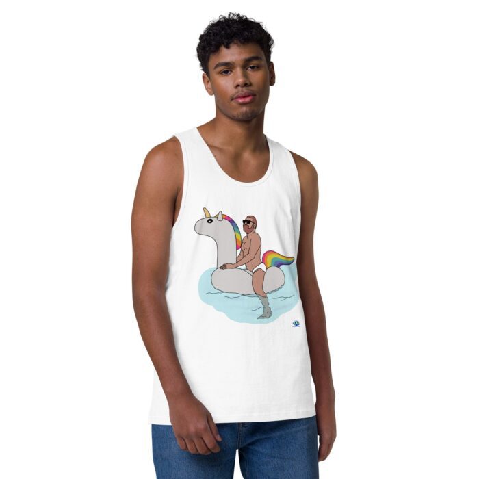 Men’s premium tank top - Float - Image 25