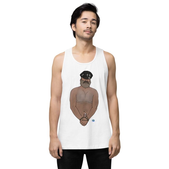 Men’s premium tank top - Hairy Daddy - Image 25