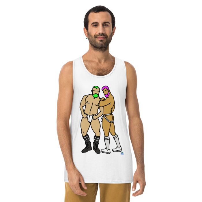 Men’s premium tank top - Jock Buddies - Image 25