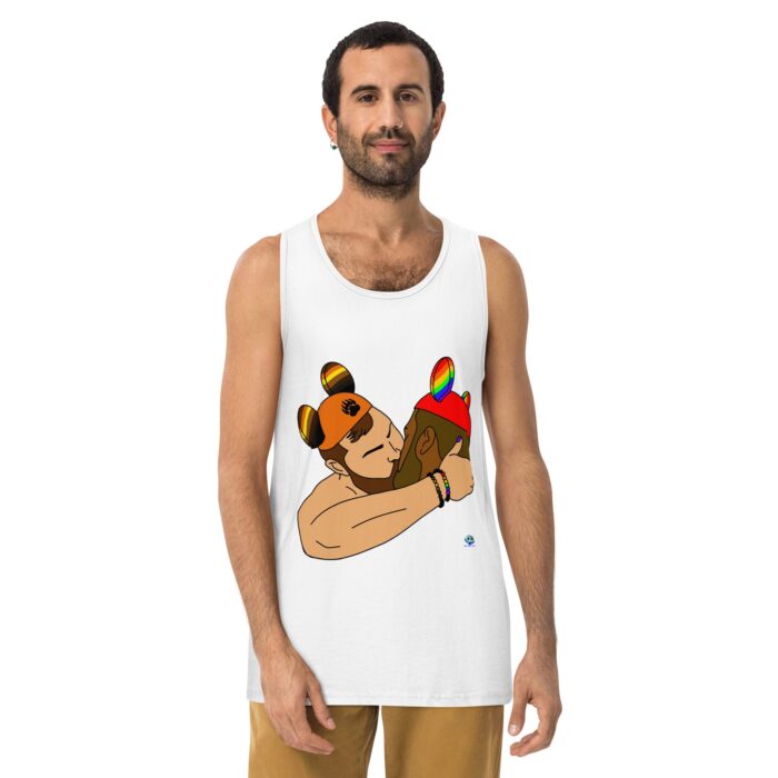 Men’s premium tank top - Magical Kiss - Image 13
