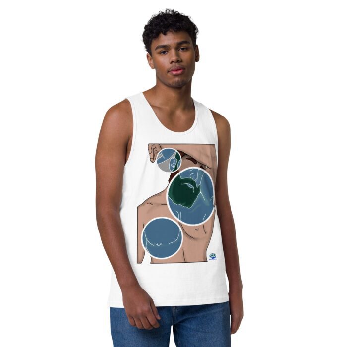 Men’s premium tank top - Negative Feelings - Image 21