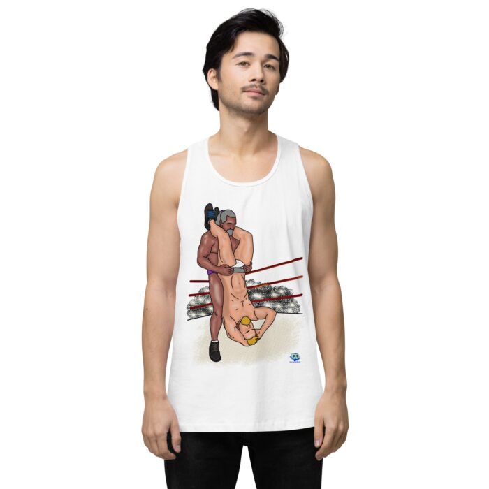 Men’s premium tank top - Pile Driver - Image 61