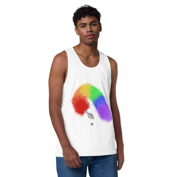 Men’s premium tank top - Tails - Image 25