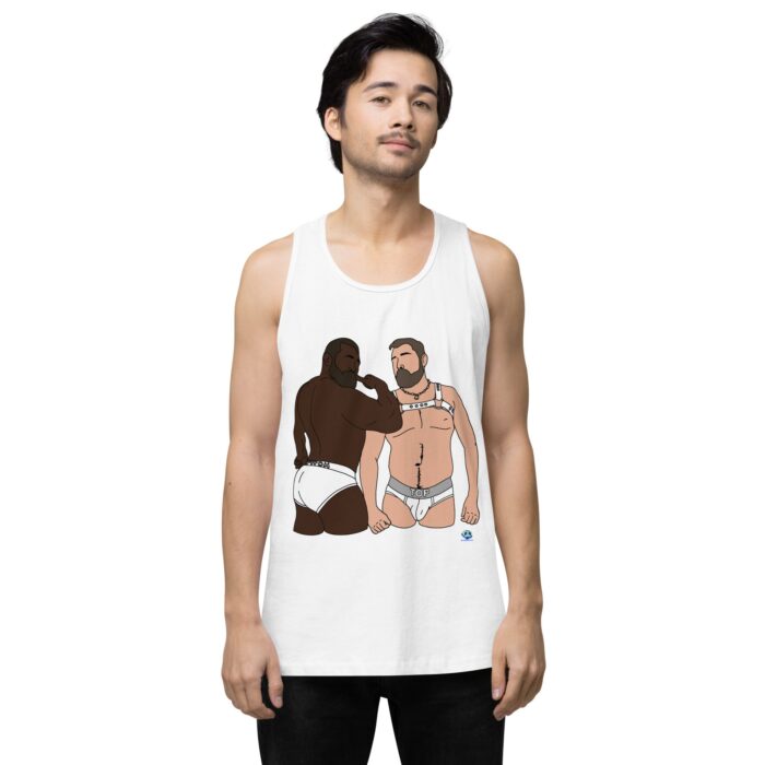 Men’s premium tank top - Top and Bottom - Image 25
