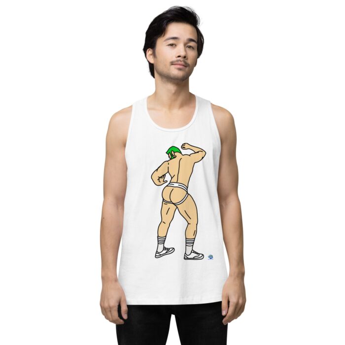 Men’s premium tank top - Up Against The Wall - Image 25