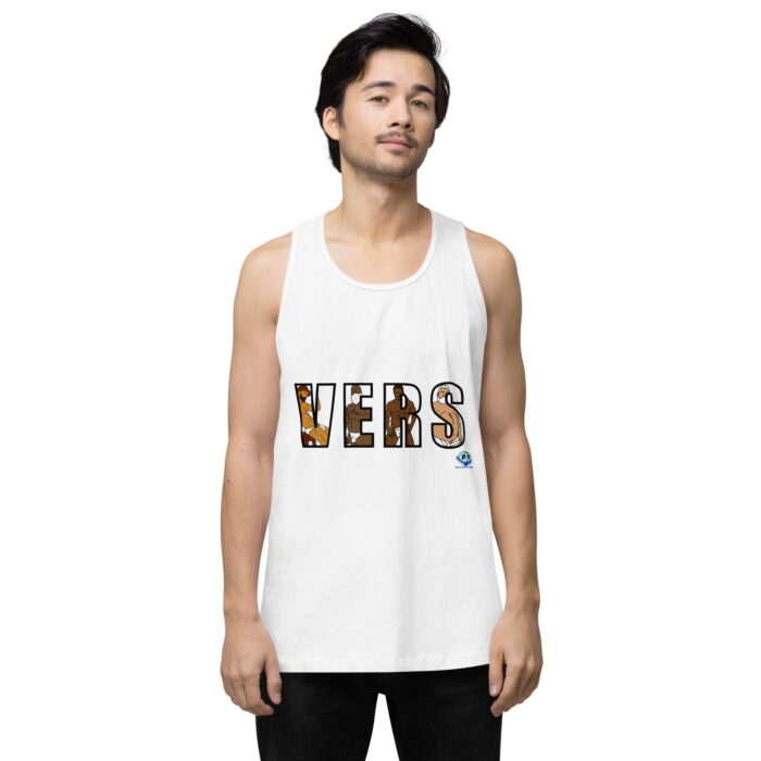 Men’s premium tank top - VERS Cutout - Image 25