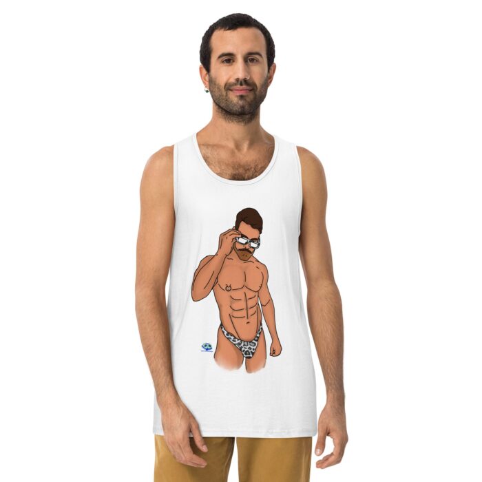 Men’s premium tank top - Wild - Image 13