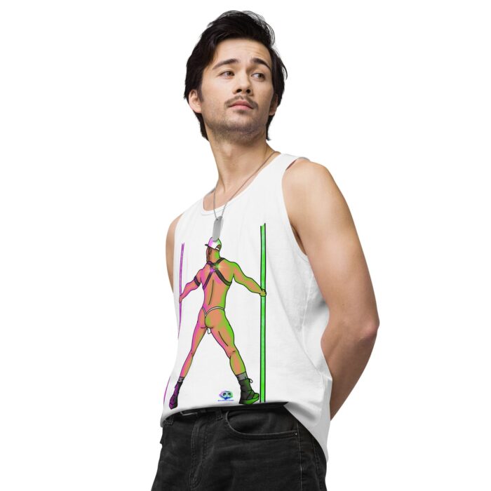 Men’s premium tank top - You Go-Go Boy - Image 64