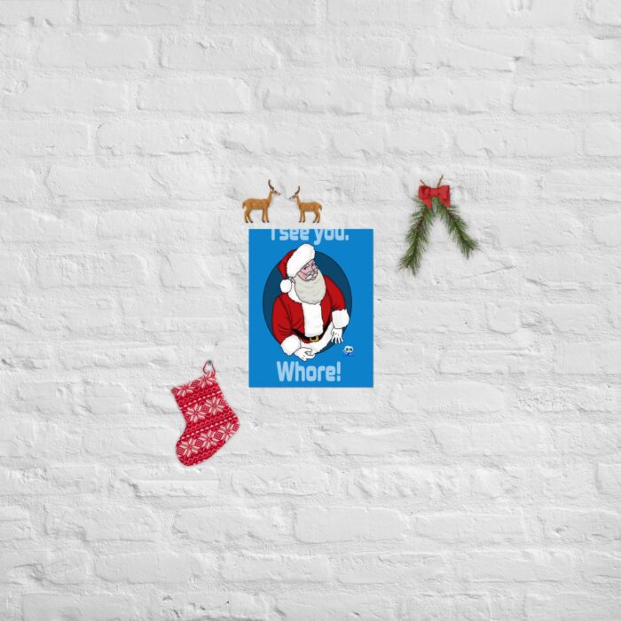 Photo paper poster - Santa Sees You - Image 3