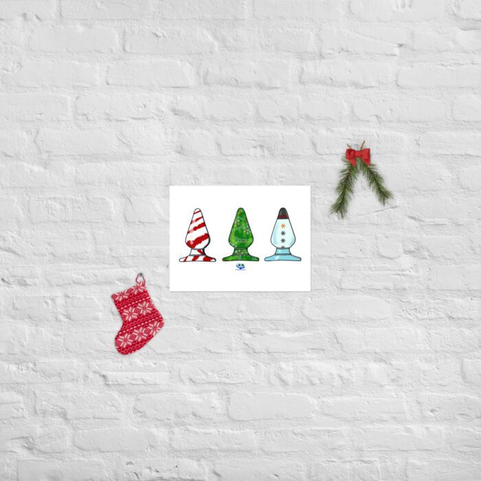 Photo paper poster - Holiday Butt Plugs