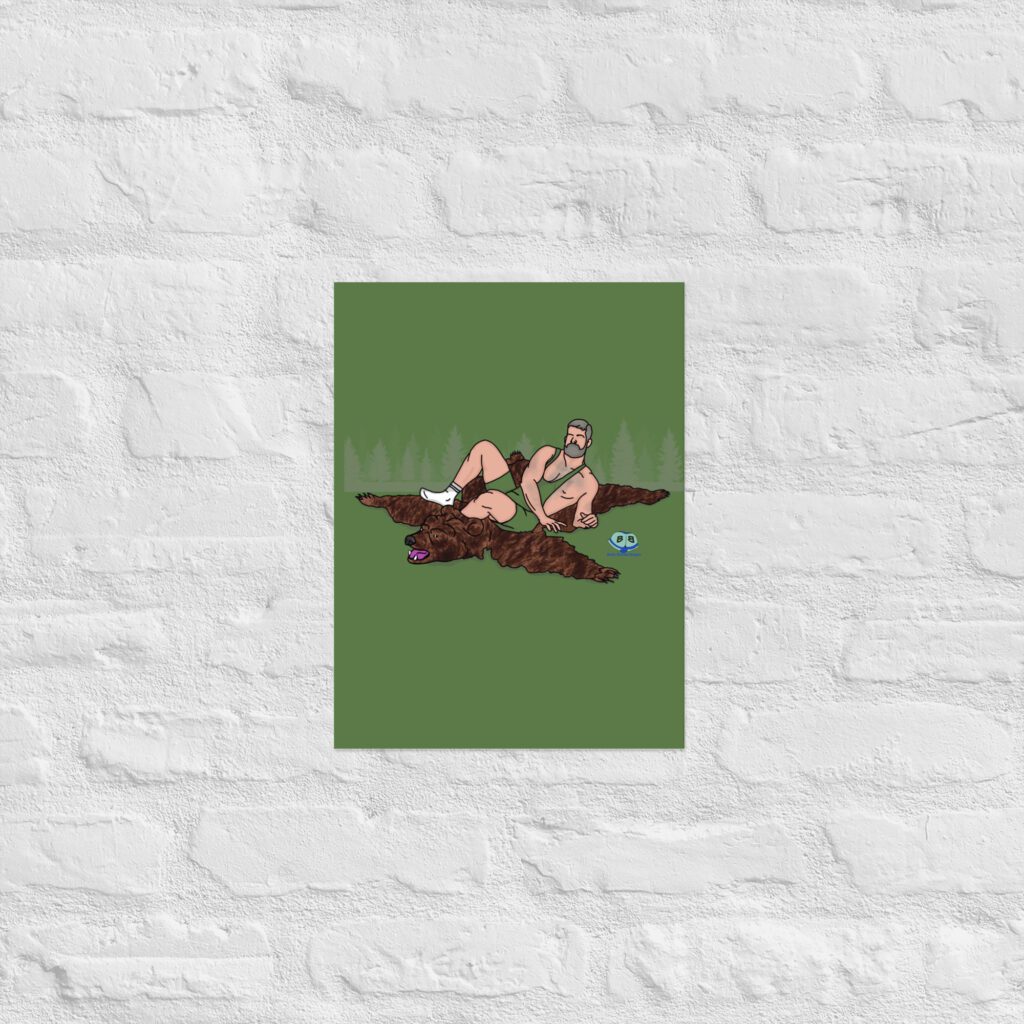 Photo paper poster - Bear Skin