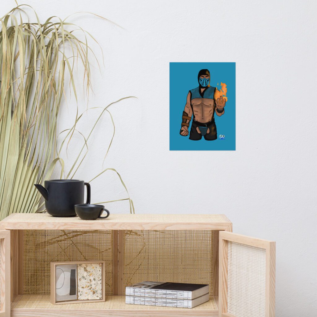 Photo paper poster - Finish Him