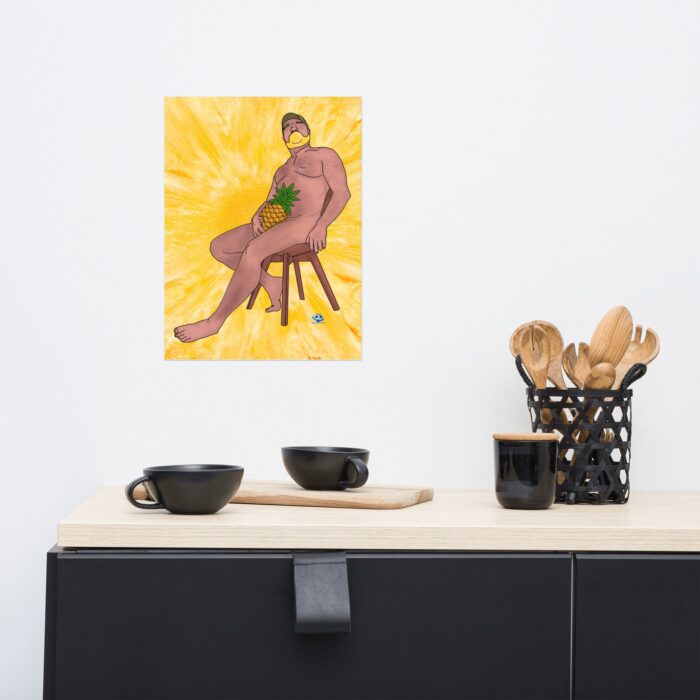Photo paper poster - Pineapple Makes It Sweet