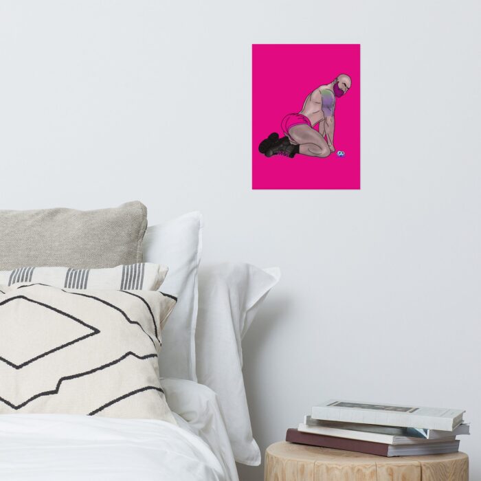 Photo paper poster - Pink and Pierced