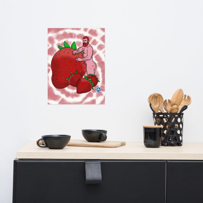 Photo paper poster - Red and Wild