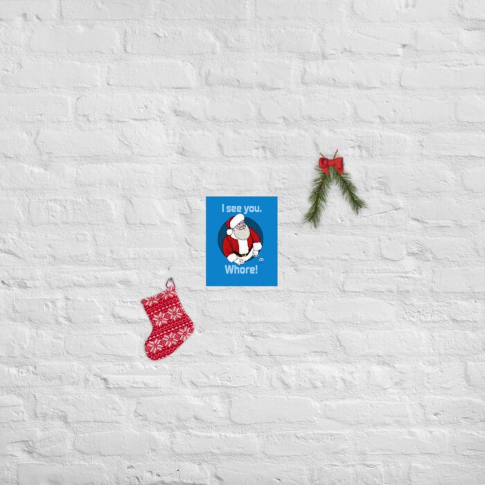 Photo paper poster - Santa Sees You - Image 4