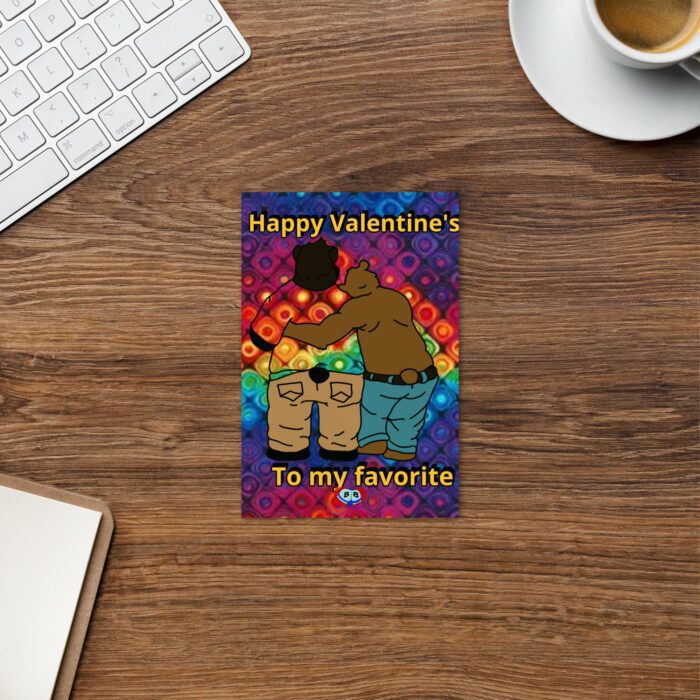 Fine Art Print - Two Bears From Behind Valentine