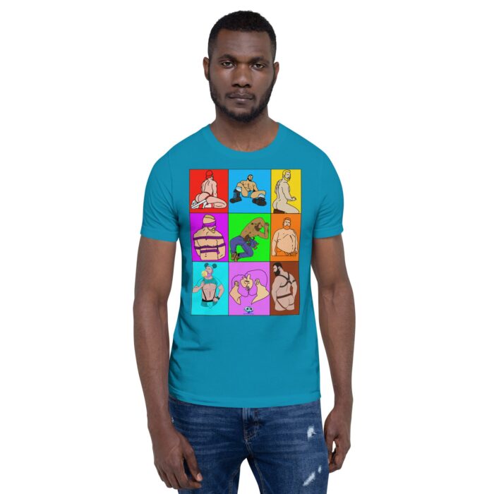 Short Sleeve Tee - Color Block Dudes - Image 37