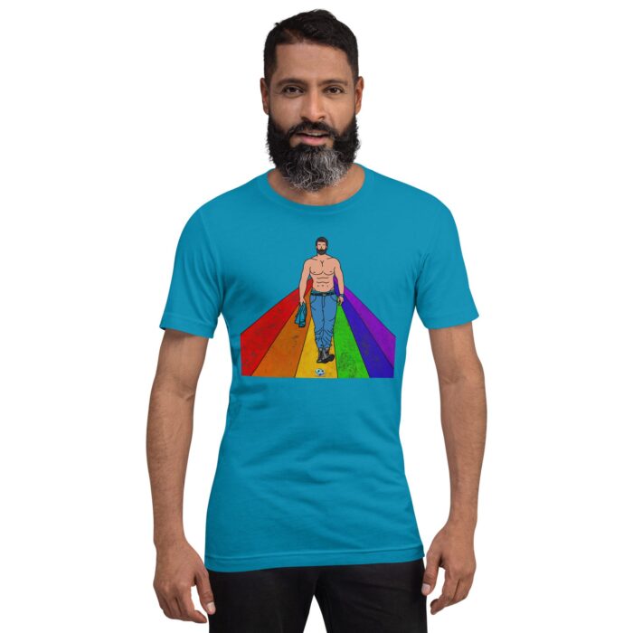 Short Sleeve Tee - Rainbow Road - Image 6