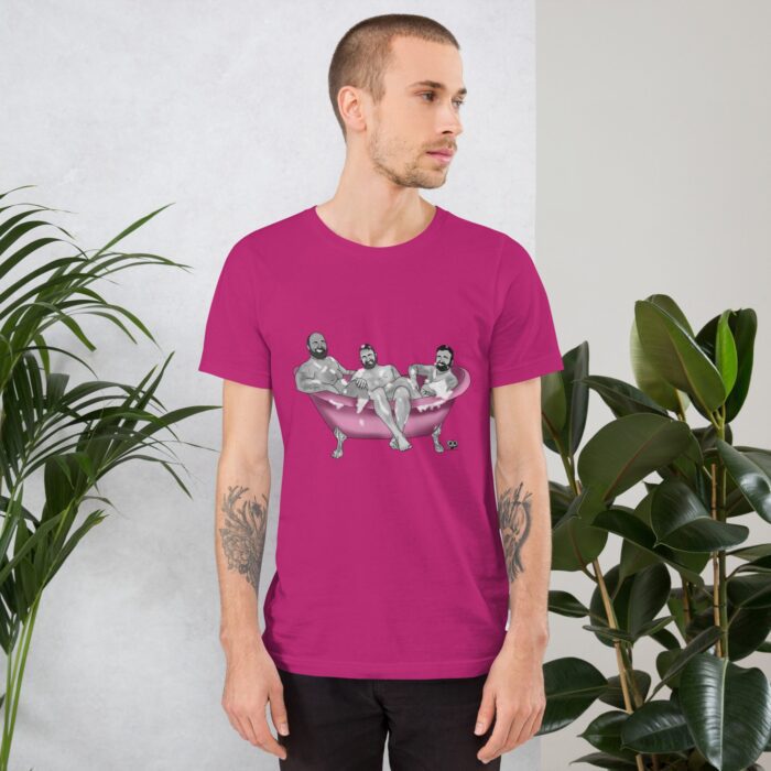 Short Sleeve Tee - 3 Bears in a Tub - Image 6