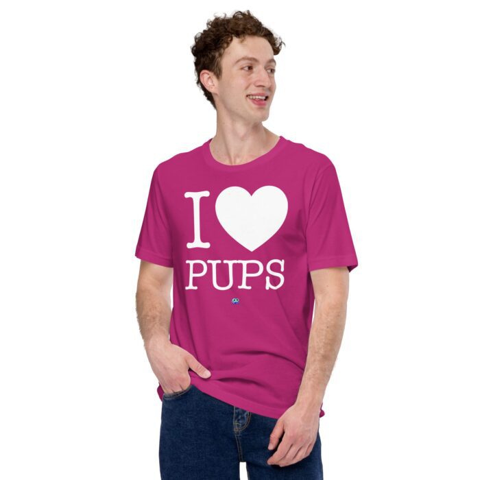 Short Sleeve Tee - I Heart Pups - Image 7