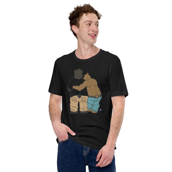 Short Sleeve Tee - Two Bears from Behind - Image 2